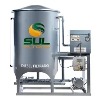 Filtro Prensa para Óleo Diesel Reservatório 500 Litros Vazão 4800 L/h