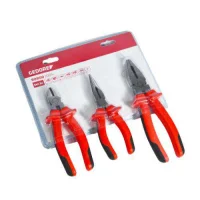 Jogo de Alicate 3 Peças Corte, Bico e Universal Gedore