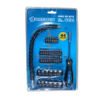 Jogo de Bits com Chave Suporte 44 Peç 6231