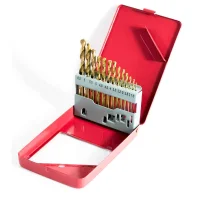 Jogo de Brocas para Metal de 1,5 a 6,5Mm 13 Pcs em Titânio Vip