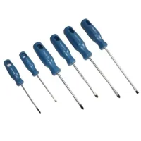 Jogo de Chaves de Fenda e Phillips com 6 Peç