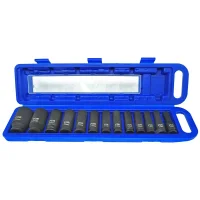 Jogo de Soquetes 10 a 32Mm com 13 Peç 1/2 Pdr