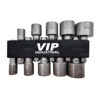 Jogo de Soquetes 4Mm-13Mm 10 Peças Vip Industrial