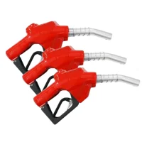 Kit 3 Bicos de Abastecimento Automático Curto 1/2" 70L/Min Vermelho