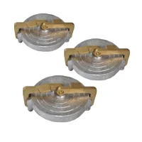 Kit 3 Tampas Bocal para Descarga 4 Polegadas