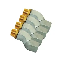 Kit 4 Conexões Giratórias Z 1" em Alumínio para Diesel