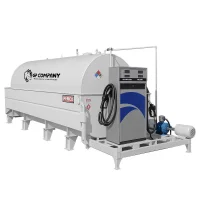 Kit Abastecimento Tanque Áereo 10.000L com Bacia de Contenção Bomba Wayne 50L/Min