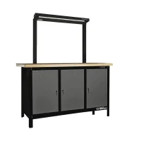 Kit Bancada Com Armários e Iluminação