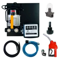 Kit Bomba de Abastecimento Diesel 220V c/ Filtro e Bico Auto