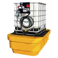 Kit Bomba de Abastecimento Gasolina 220v e Bacia Pallet de Contenção GP Company