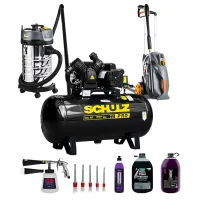 Kit Lava Rápido Turbo Compressor 10 Pés, Lavadora, Aspirador, Vonixx