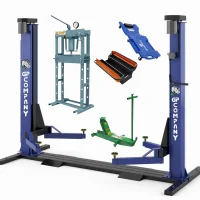 Kit Oficina Mecânica com Elevador 2500Kgs Macaco Jacaré e Acessórios