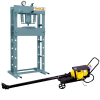 Kit Prensa Hidráulica 30 TON e Máquina Elétrica de Soltar Grampos 3CV - 380V