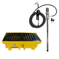Kit Propulsora Pneumática de Óleo e Bacia de Contenção de 255L