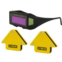 Kit Soldador Óculos + 2 Esquadros 12 Kg Lynus