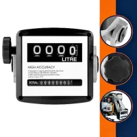 Medidor Mecânico 4 Dígitos 1 P/ Óleo Lubrificante - 120Lpm