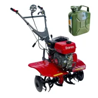 Motocultivador Tratorito a Gasolina 6,5CV 800mm 2 Marchas + Galão 5 Litros