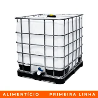 Reservatório Ibc 1000L Gradeado Seminovo - Alimentício