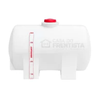 Reservatório Tanque para Combustível Cilíndrico Horizontal 600 Litros - Polietileno