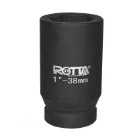 Soquete Sextavado de Impacto 1 Pol X 38 MM Longo