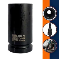 Soquete Sextavado de Impacto 1 X 33Mm Longo 200246 Rotta