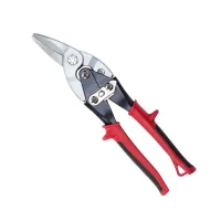 Tesoura Tipo Aviação Corte Direito 250Mm Profissional em Aço Carbono