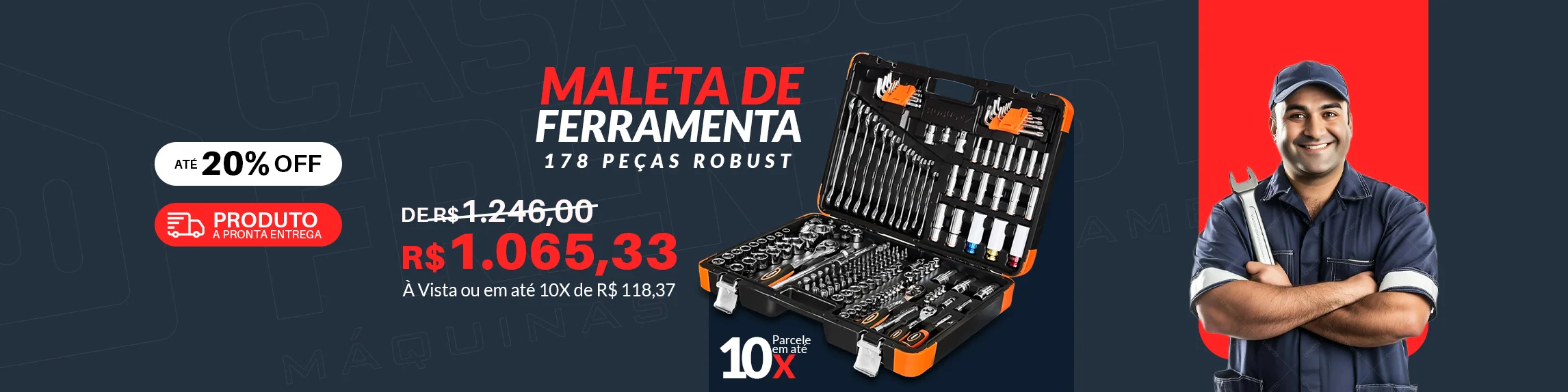 Jogo de Ferramentas 178 Pçs
