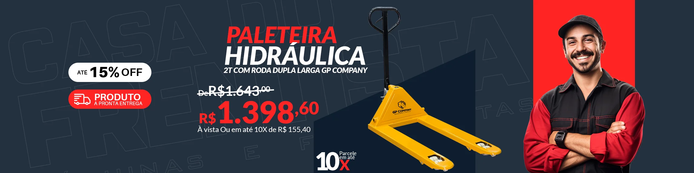 Paleteira Hidráulica 2T