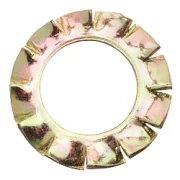 Arruela Dentada Externa Din 6798 Zincado Amarelo Milimetro