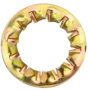 Arruela Dentada Interna Din 6798 Zincadao Amarelo Milimetro