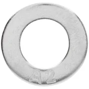 Arruela Lisa Convencional Inox Polegada