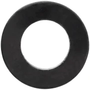 Arruela Lisa Convencional Zincado Preto Milimetro