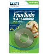 Fita Dupla Face Fixatudo uso Interno Transparente 2Mt Tekbond