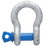 Manilha Curva para Ancoragem Aço Zincado