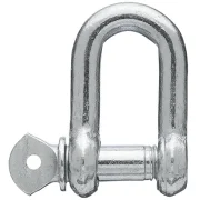 Manilha Reta para Ancoragem Aço Zincado