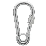 Mosquetão com Trava Aço Zincado