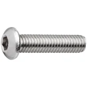 Parafuso Allen Din 7380 Abaulada Inox 304 Milimetro