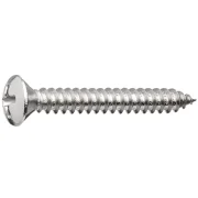 Parafuso Atarrachante Oval Phillips Din 7983 Niquelado