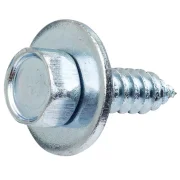 Parafuso Sextavado Arruelado Auto Atarrachante Zincado Branco