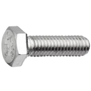 Parafuso Din 933 Sextavado Inox 304 Rosca Total Milimetro