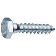 Parafuso Madeira Soberbo Sextavado Zincado