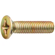 Parafuso Máquina Chata Phillips Din 965 Bicromatizado Milimetro