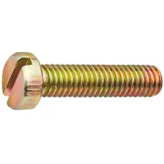 Parafuso Máquina Cilindrico Fenda Din 84 Bicromatizado Milimetro