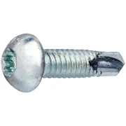 Parafuso Máquina Redonda Torx Ponta Broca Zincado