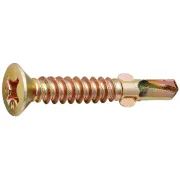 Parafuso Piso Wall Aat Asa Ponta Broca Chata Phillips