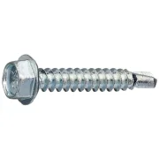 Parafuso Ponta Broca Sextavado Flangeado Zincado
