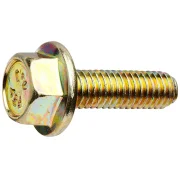 Parafuso Sextavado Flangeado Grau 5 Bicromatizado Rosca Total Polegada