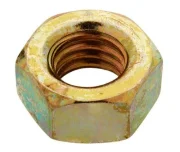 Porca Baixa Aço Bicromatizado Polegada