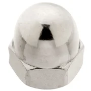 Porca Calota Inox 304 Polegada