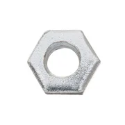 Porca Estampada Zincada Polegada